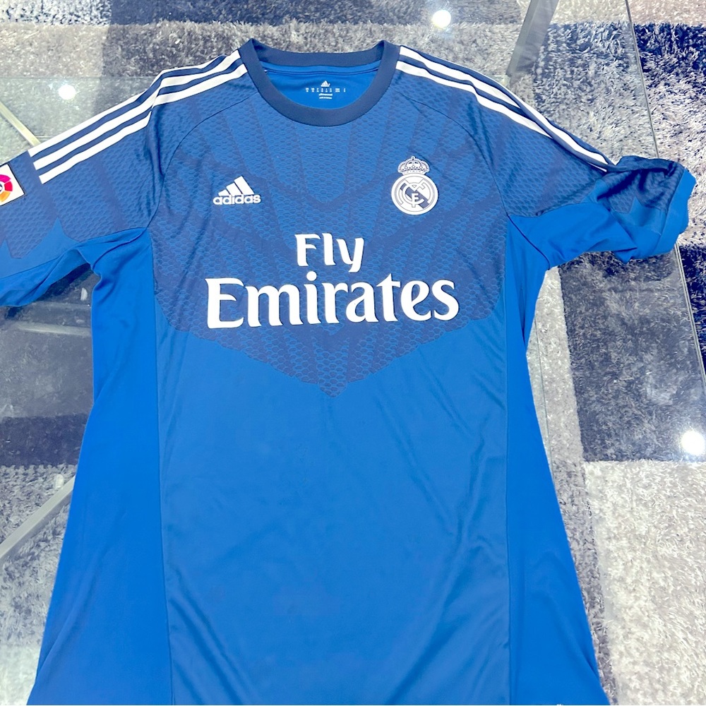 Original Real Madrid jersey bought from Santiago Bernabéu Stadium.